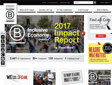 Tablet Screenshot of bcorporation.net